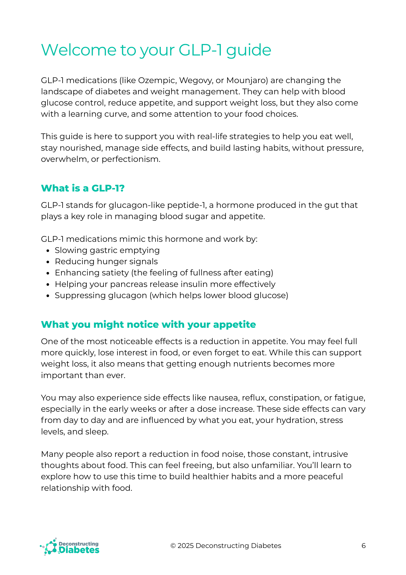 Inside preview of GLP-1 Nutrition Guide with practical strategies.png