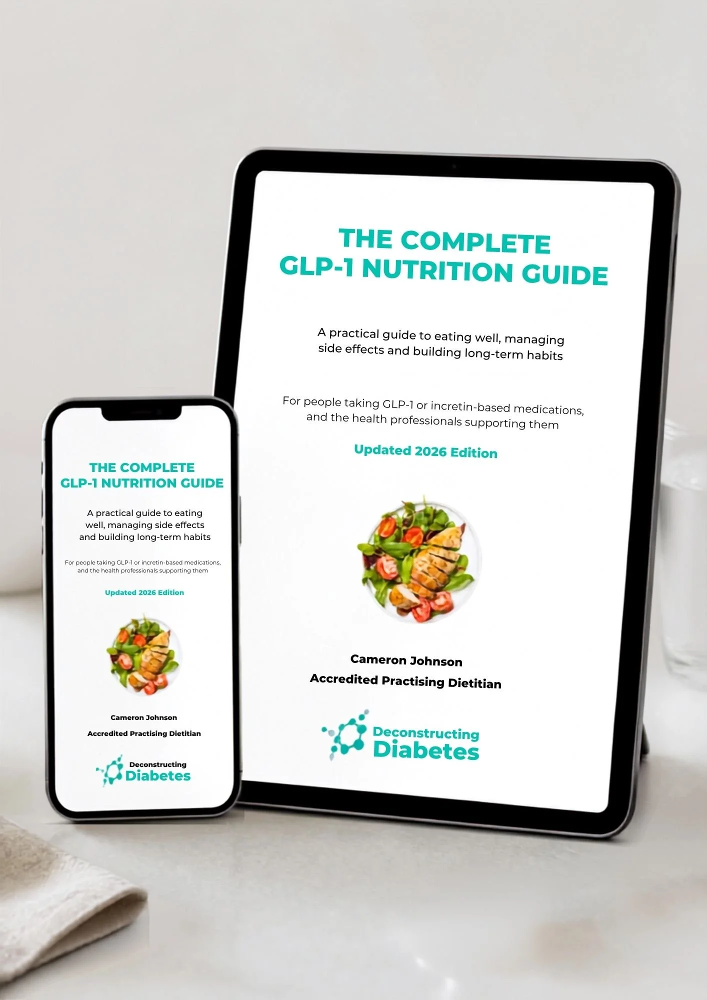 GLP-1 Nutrition Guide for Ozempic Wegovy and Mounjaro by Deconstructing Diabetes