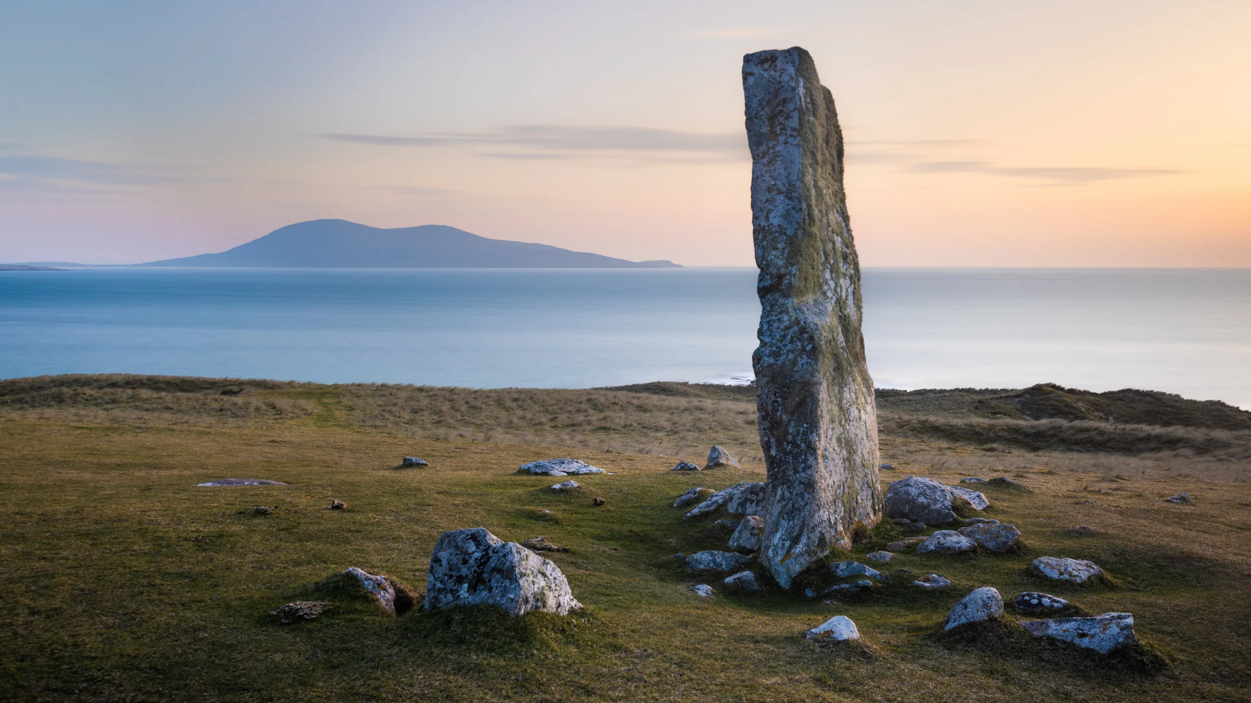 McLeod's Stone at Sunset