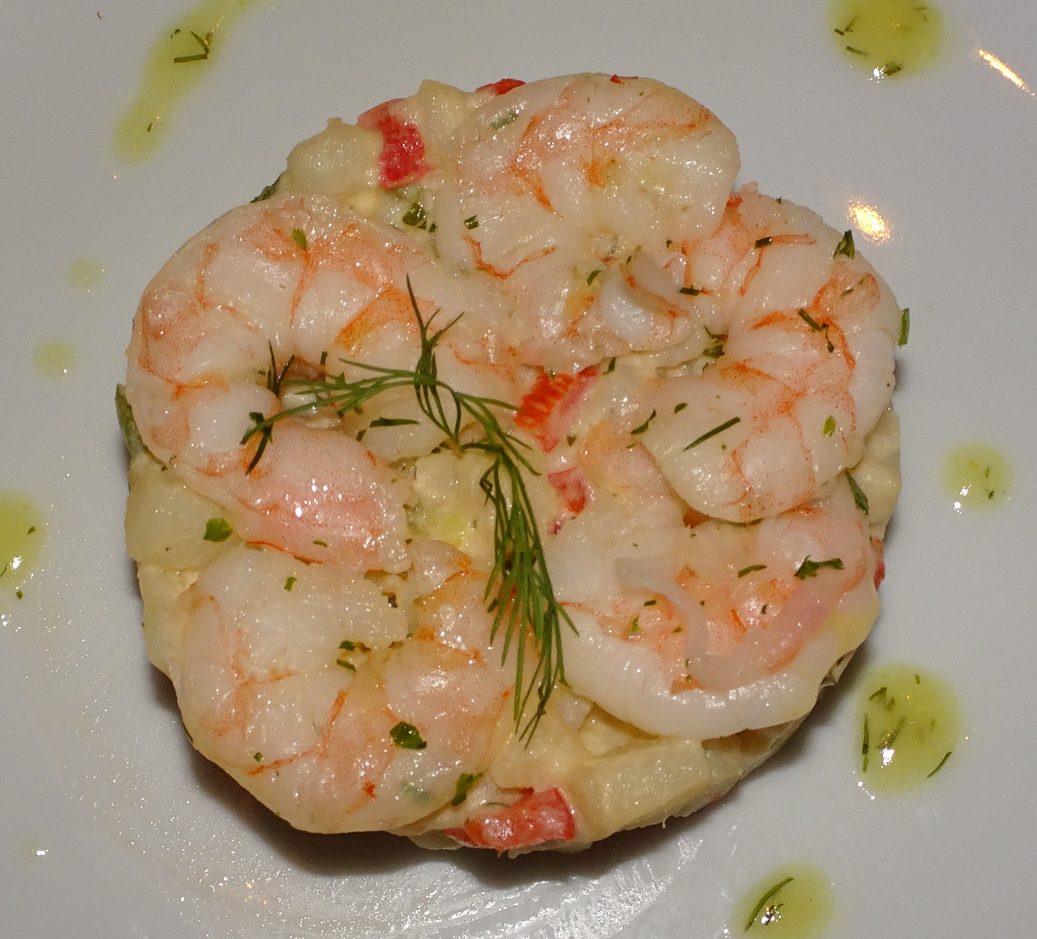 Shrimp Appetizer - NCL Gem Photo: Calvin Wood