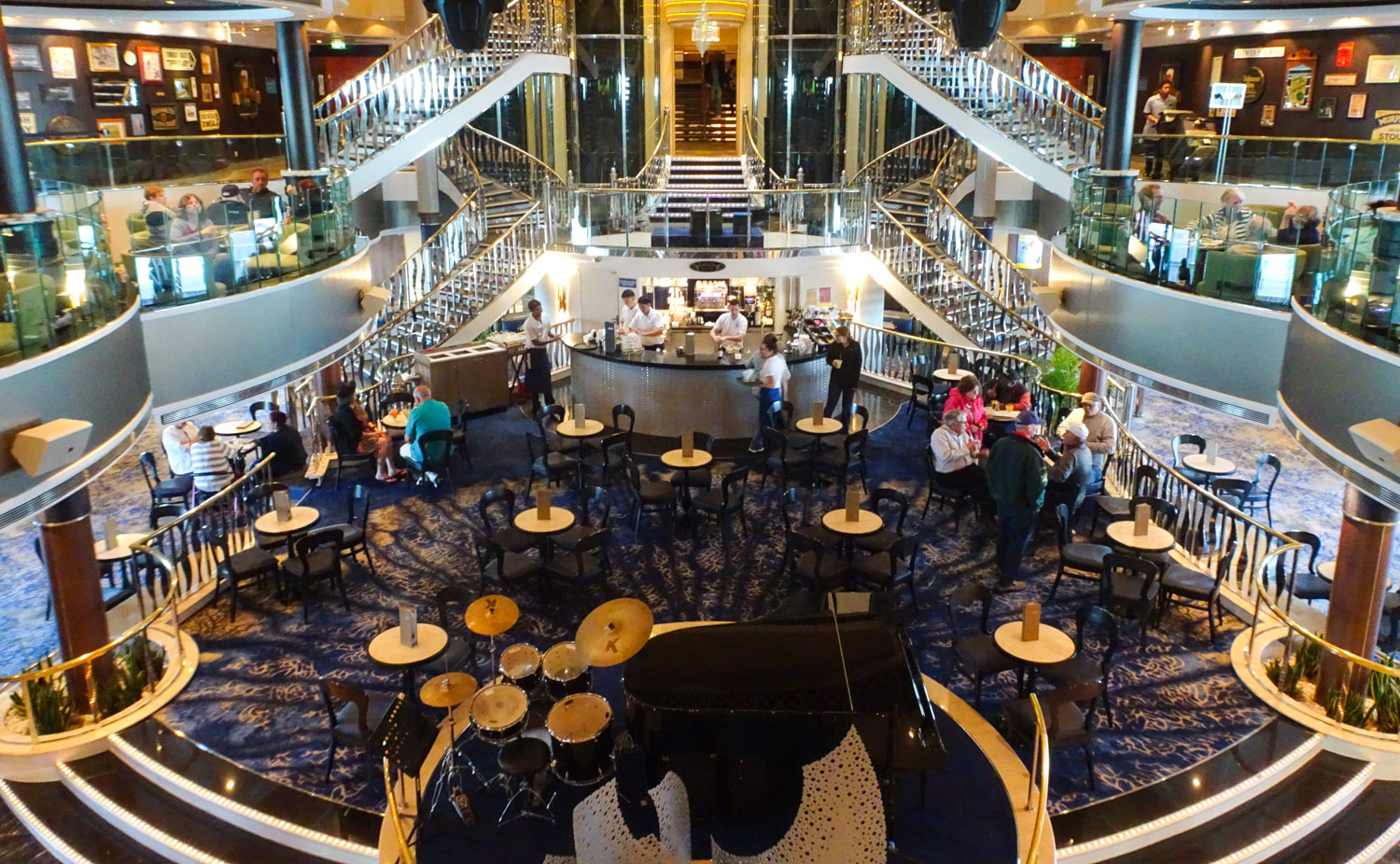 Grand Atmosphere at the Java Café - NCL Dawn Photo: Calvin Wood