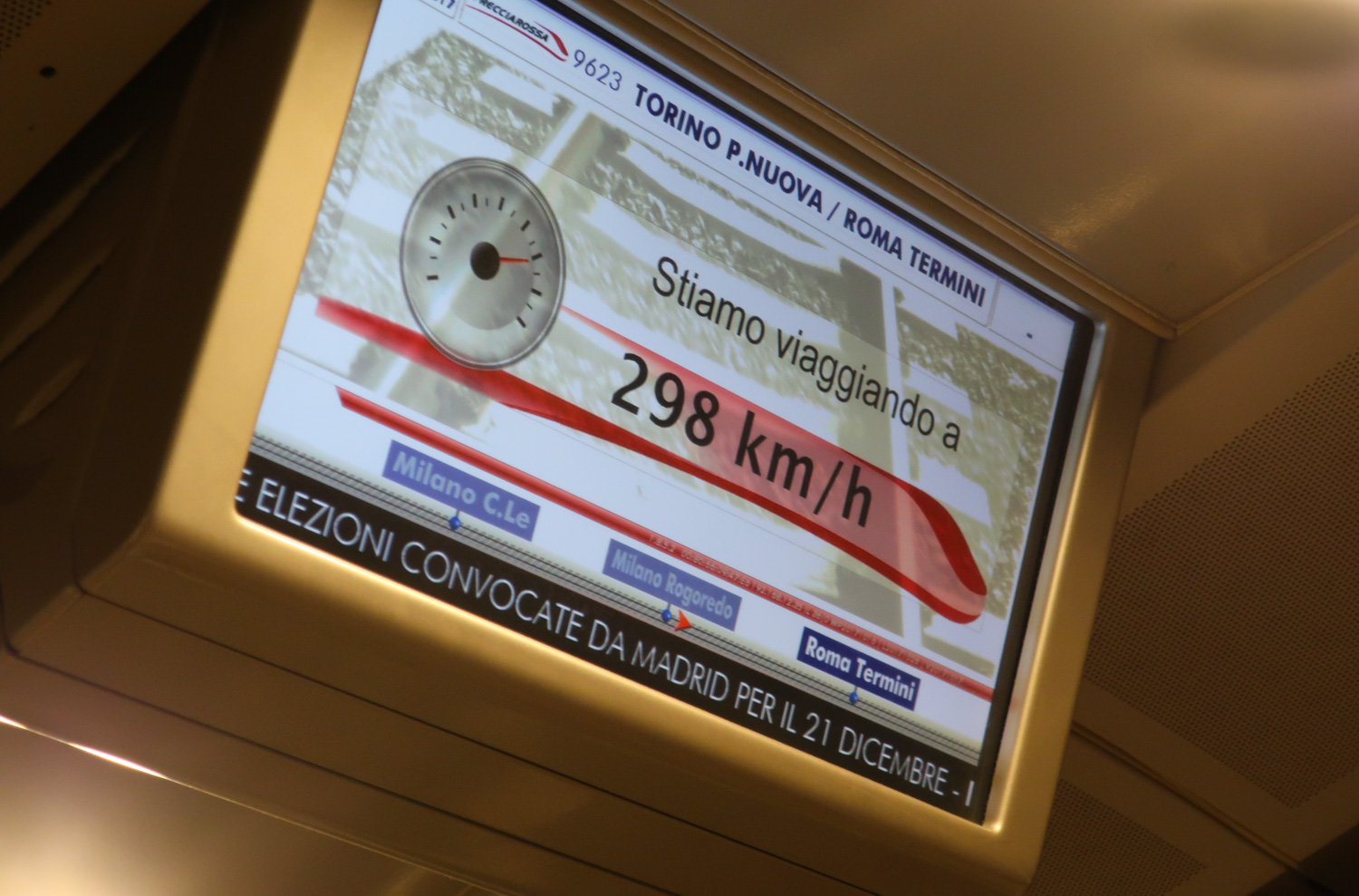 Speed Monitors - Frecciarossa 100 Photo: Calvin Wood