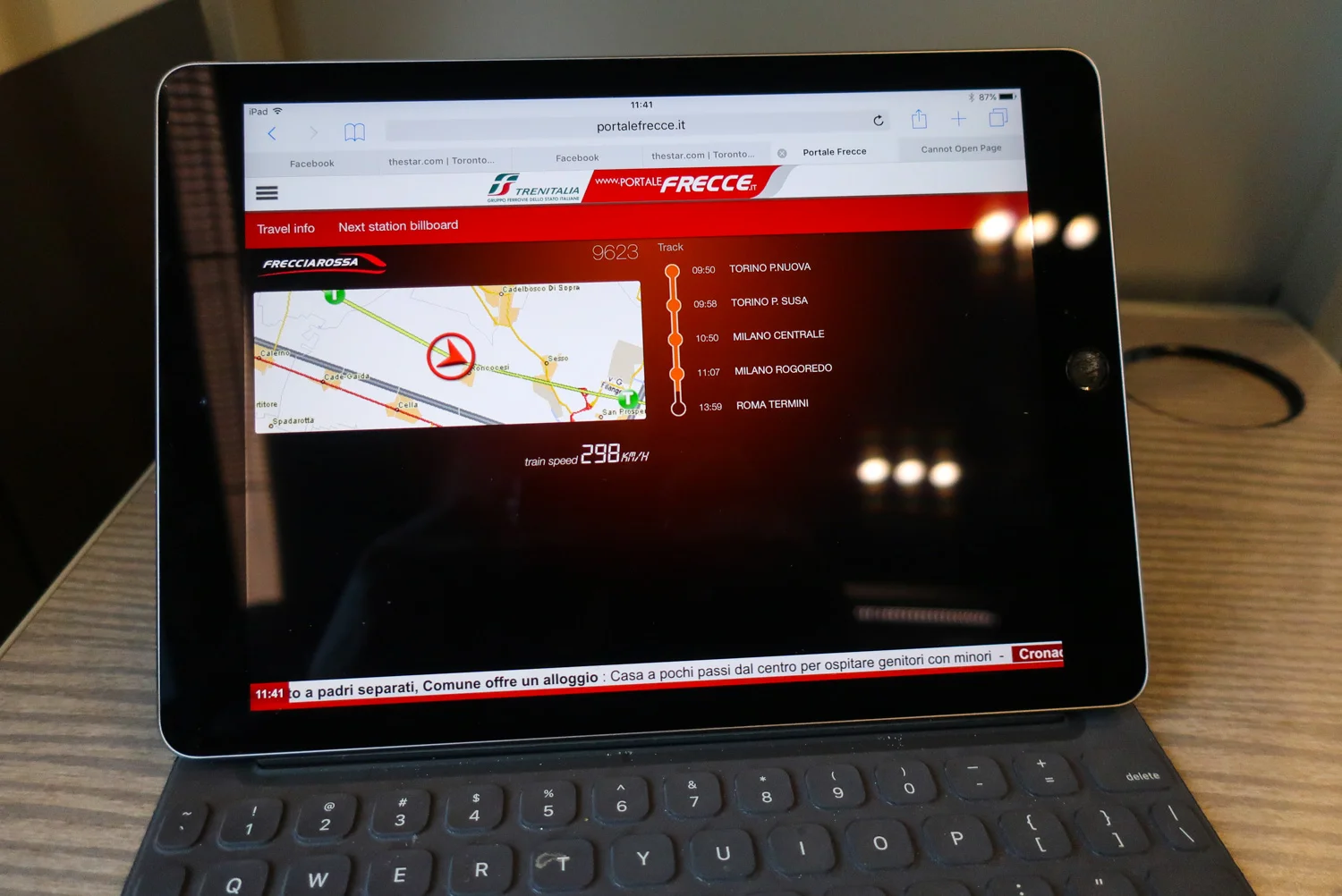 Frecciaross Connectivity . Photo: Calvin Wood