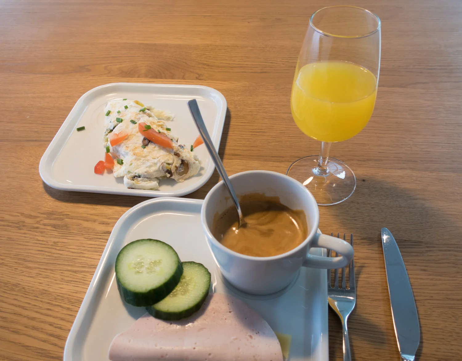 Cooked-to-Order Eggs - Swiss Senator Lounge Zurich Photo: Calvin Wood