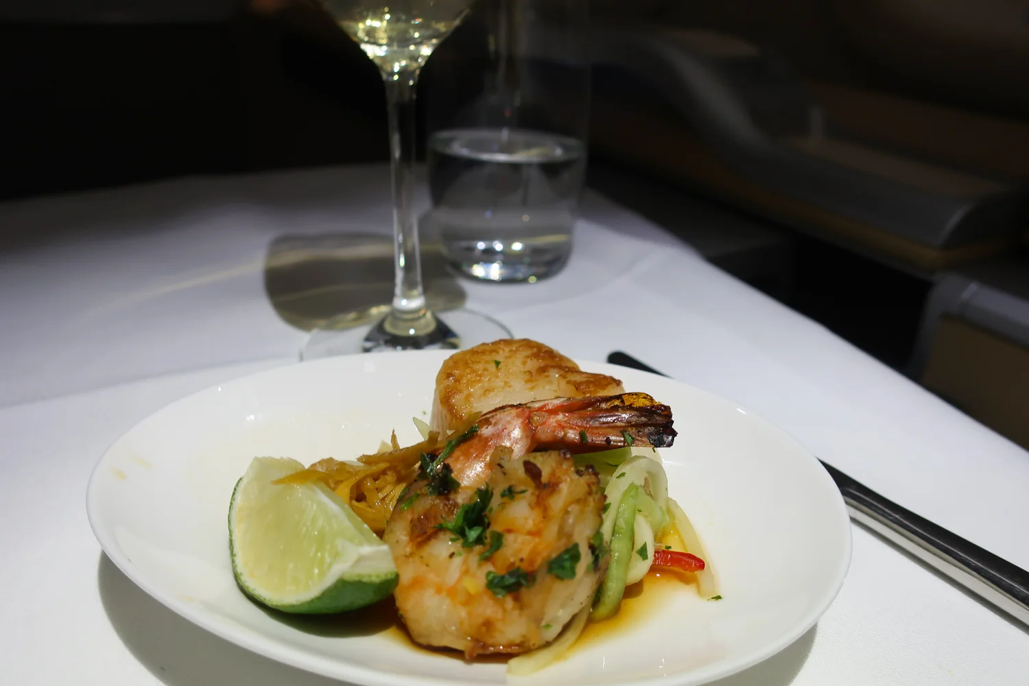 Shrimp & Prawn Appetizer - LH First Class Photo: Calvin Wood