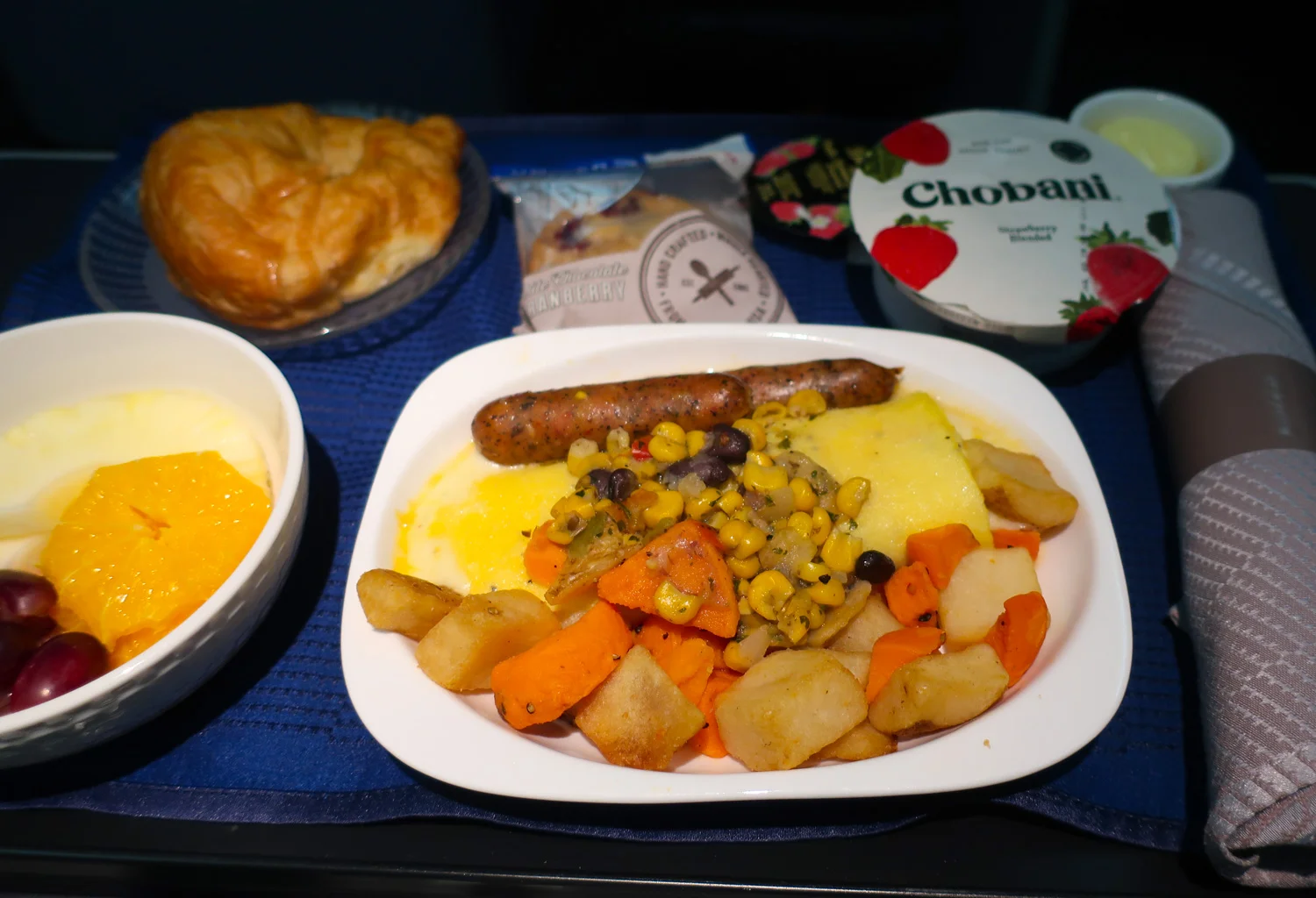 Farmer's Omelet - United Business Class Photo: Calvin Wood