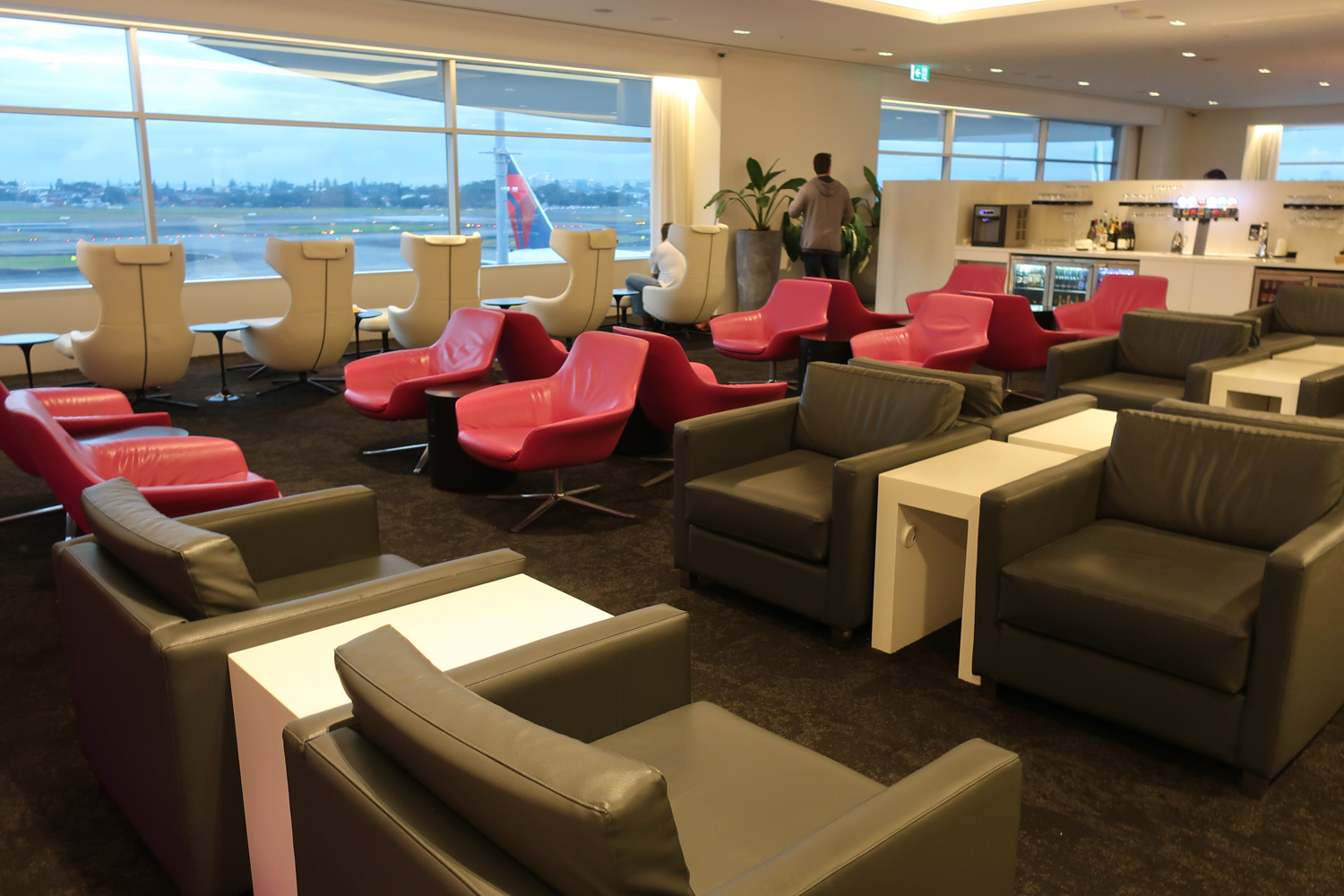 Plenty of Seating - Air New Zealand Lounge Sydney Photo: Calvin Wood