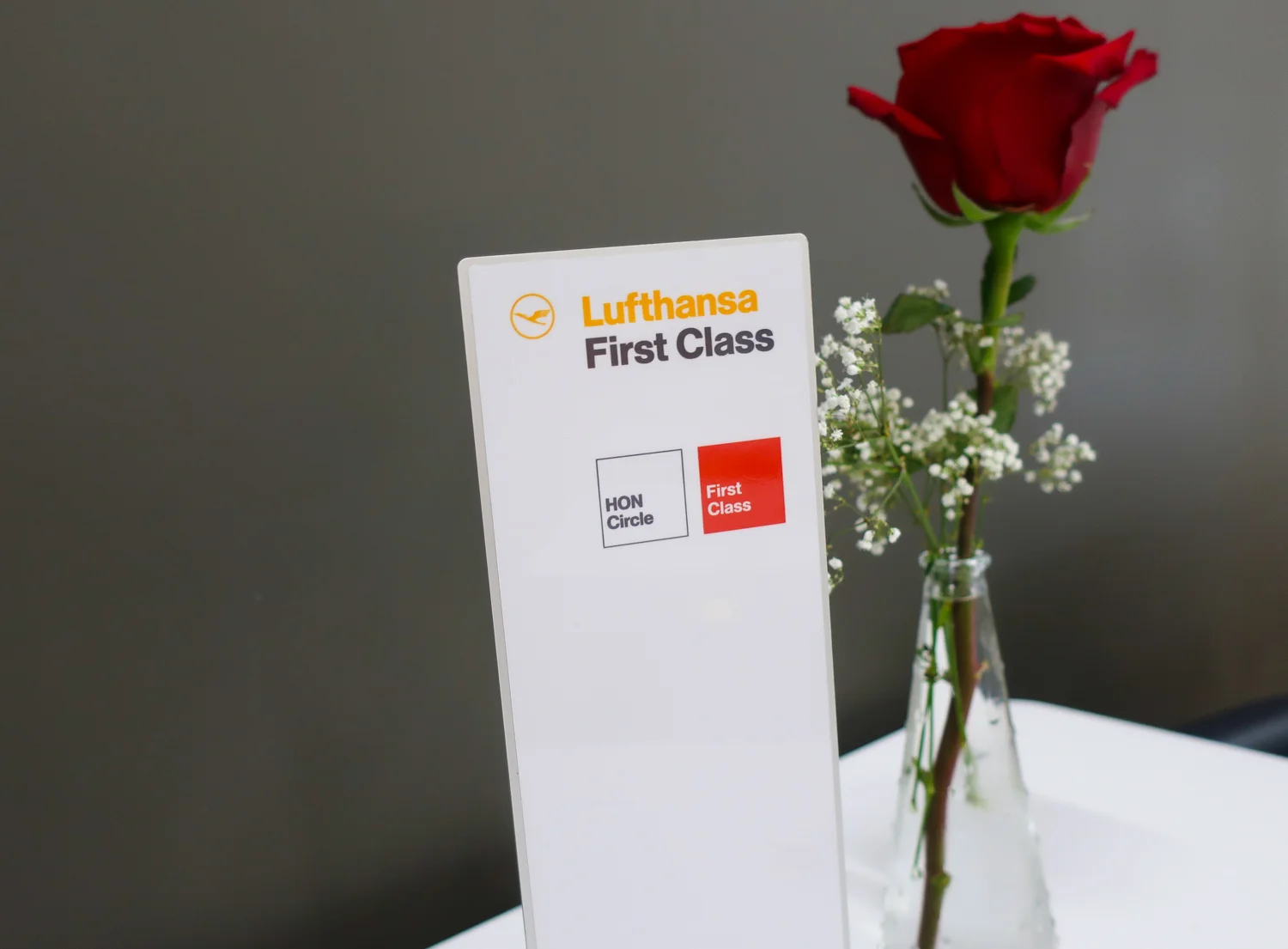 Reserved Tables for First Class Passengers - Lufthansa Senator Lounge Newark PhotoL Calvin Wood