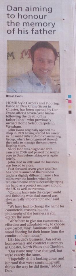 Our Press Release in The Wrexham Leader (October 2016)