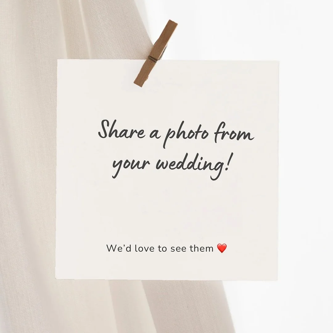 We know time flies when you’re having fun! If you haven’t sent us photos from your wedding we’d love to see them. Our brides mean the world to us and we miss you! 
Send us a DM of your favs and let us know who the amazing photograp