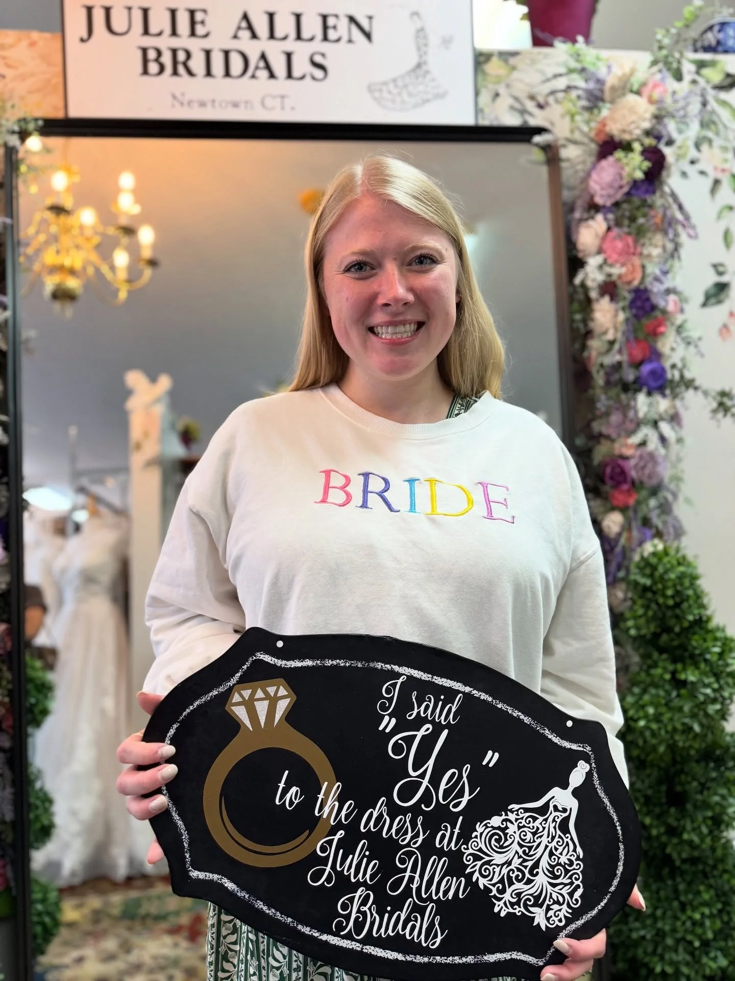 Eliza has been part of our story long before her appointment — connecting with us through emails, following every “yes” moment, and dreaming of her own. This week, it was finally her turn to say yes to the dress! We’re so thri