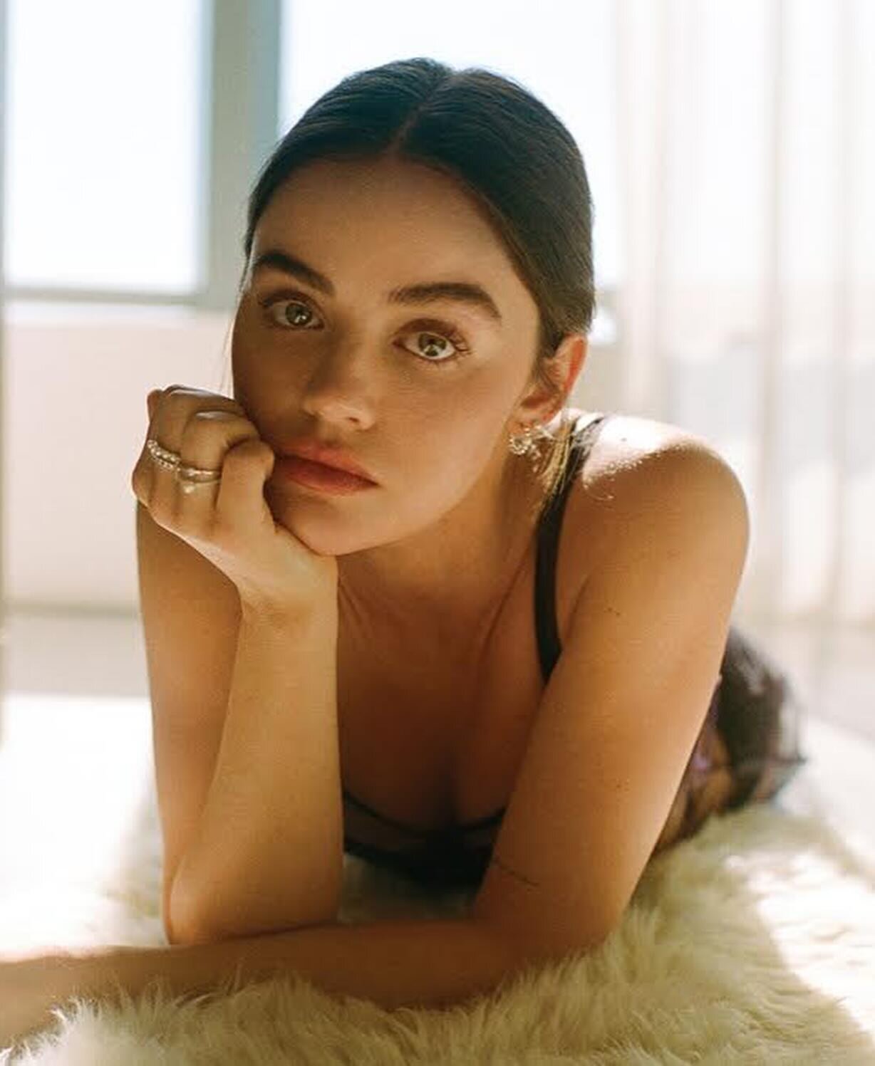 @LucyHale&nbsp;for Issue 191, Fresh Cuts

Lucy wears&nbsp;@Coach&nbsp;dress, bra, and underwear and&nbsp;@TheOfficialPandora&nbsp;earrings and rings, and talent&rsquo;s own ring (thumb).

Credits:
@FlauntMagazine
Photographed by @InstaMaxMonty
Styled