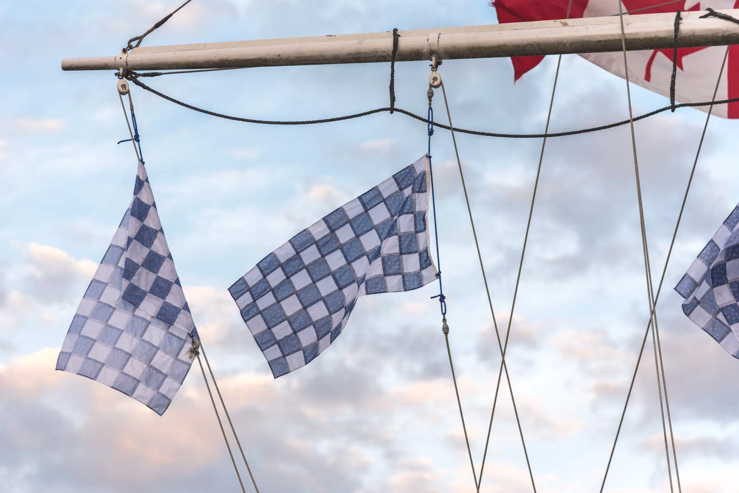  November, November (small flags) at the Maritime Museum of the Atlantic, 2017. Photo: Katherine Nakaska.