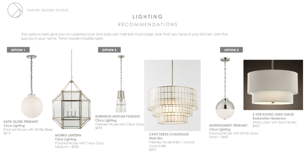 Pairing Lighting Thayer Design Studio, How To Coordinate Ceiling Light Fixtures