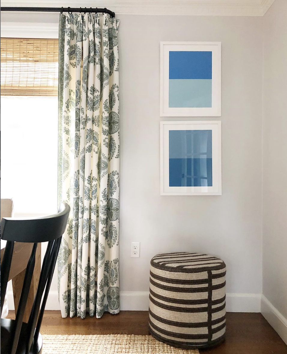 Raised Line Ottoman | Meg McSherry Interiors