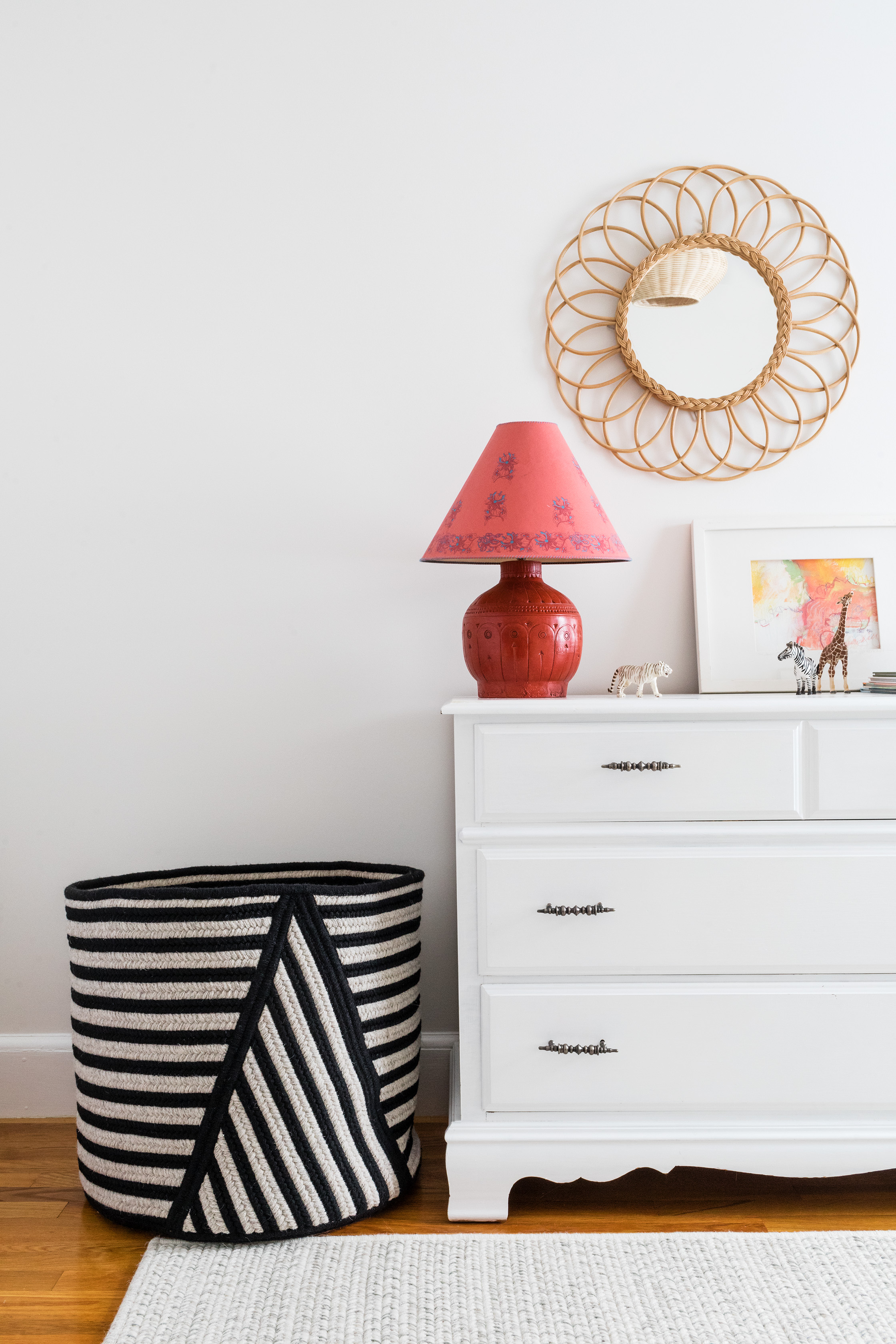 Point Striped Basket | Thayer Design Studio