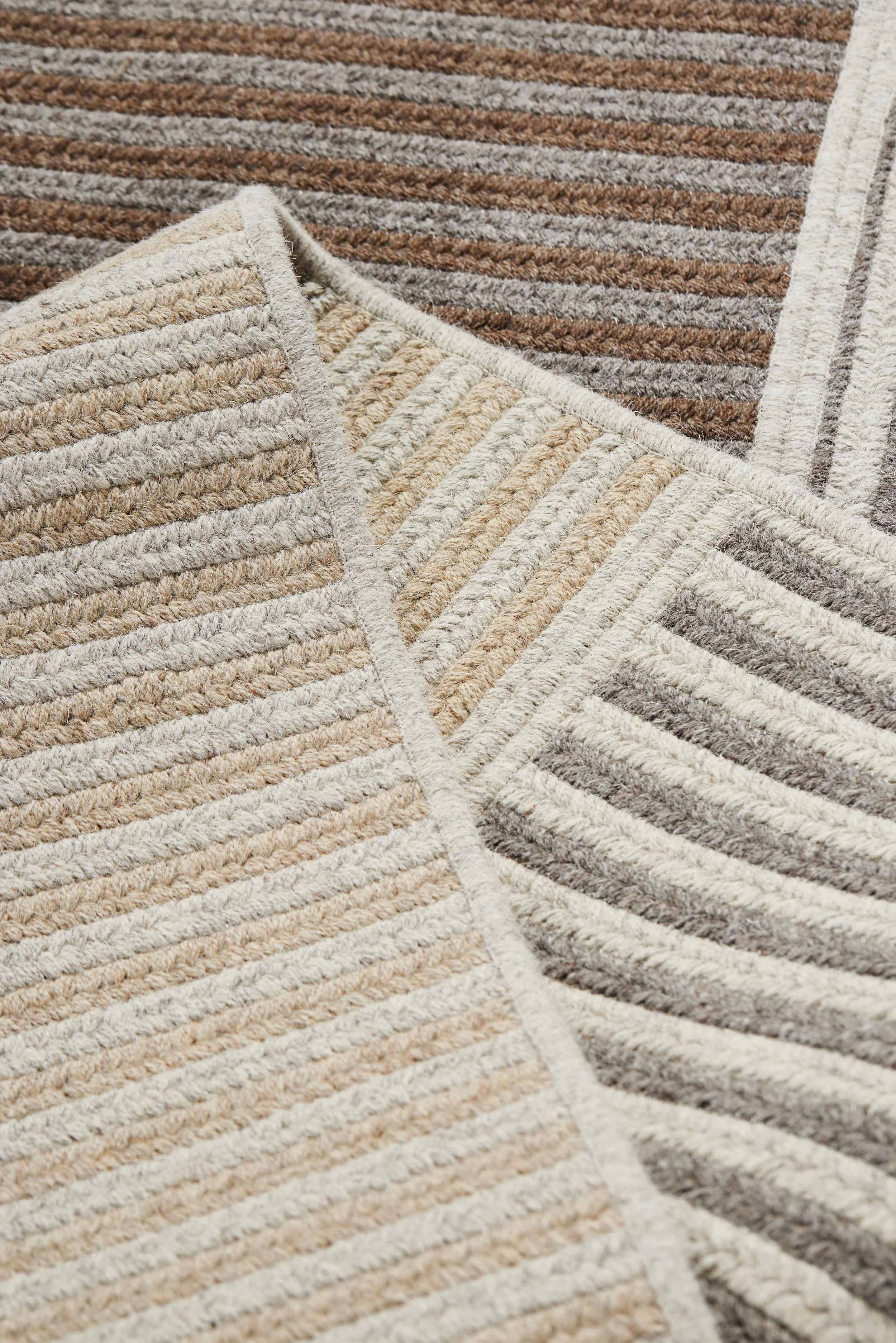 Draft Rug Sample Light Grey and Brown *NEW — Thayer Design Studio