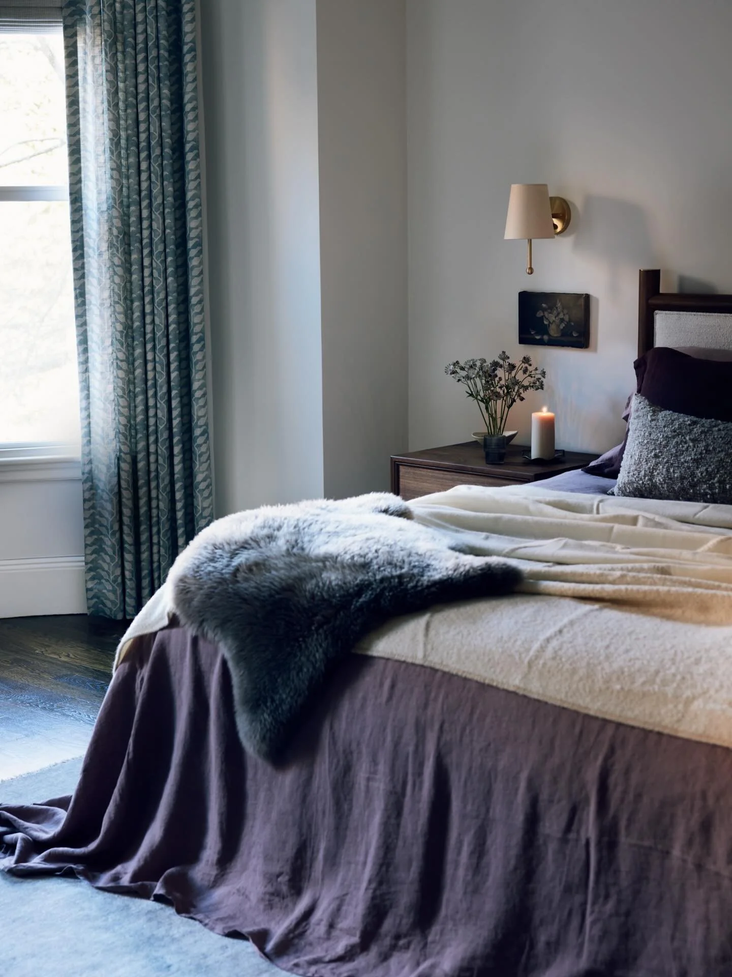 Sunday morning and this dreamy bedroom from our Comm Ave project #thayerdesignstudio