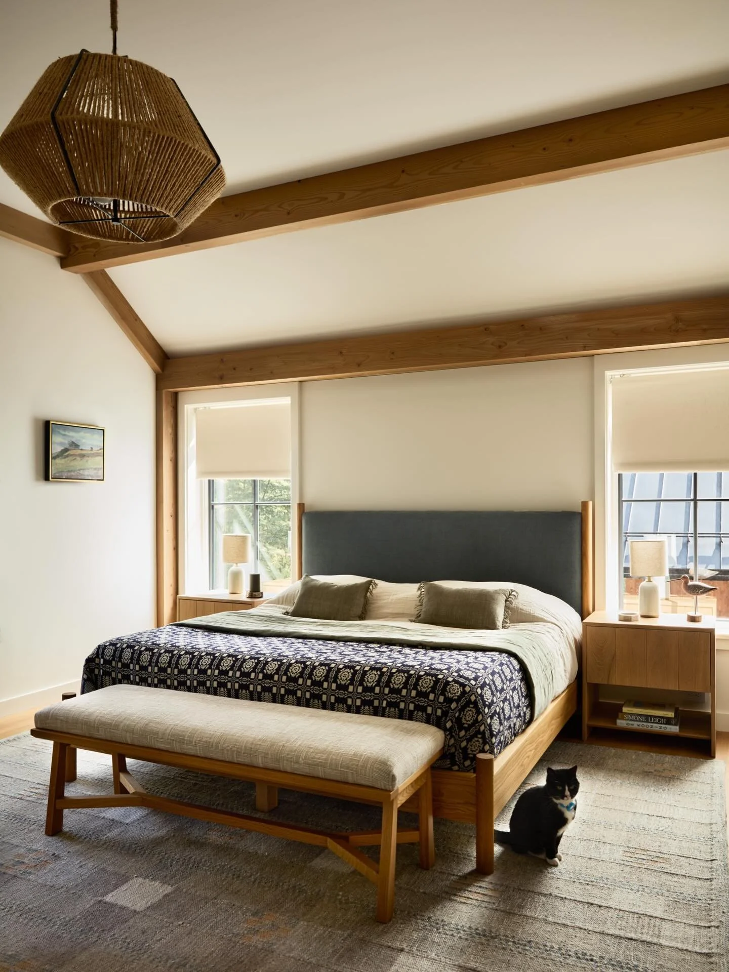 Primary Bedroom in Concord #thayerdesignstudio