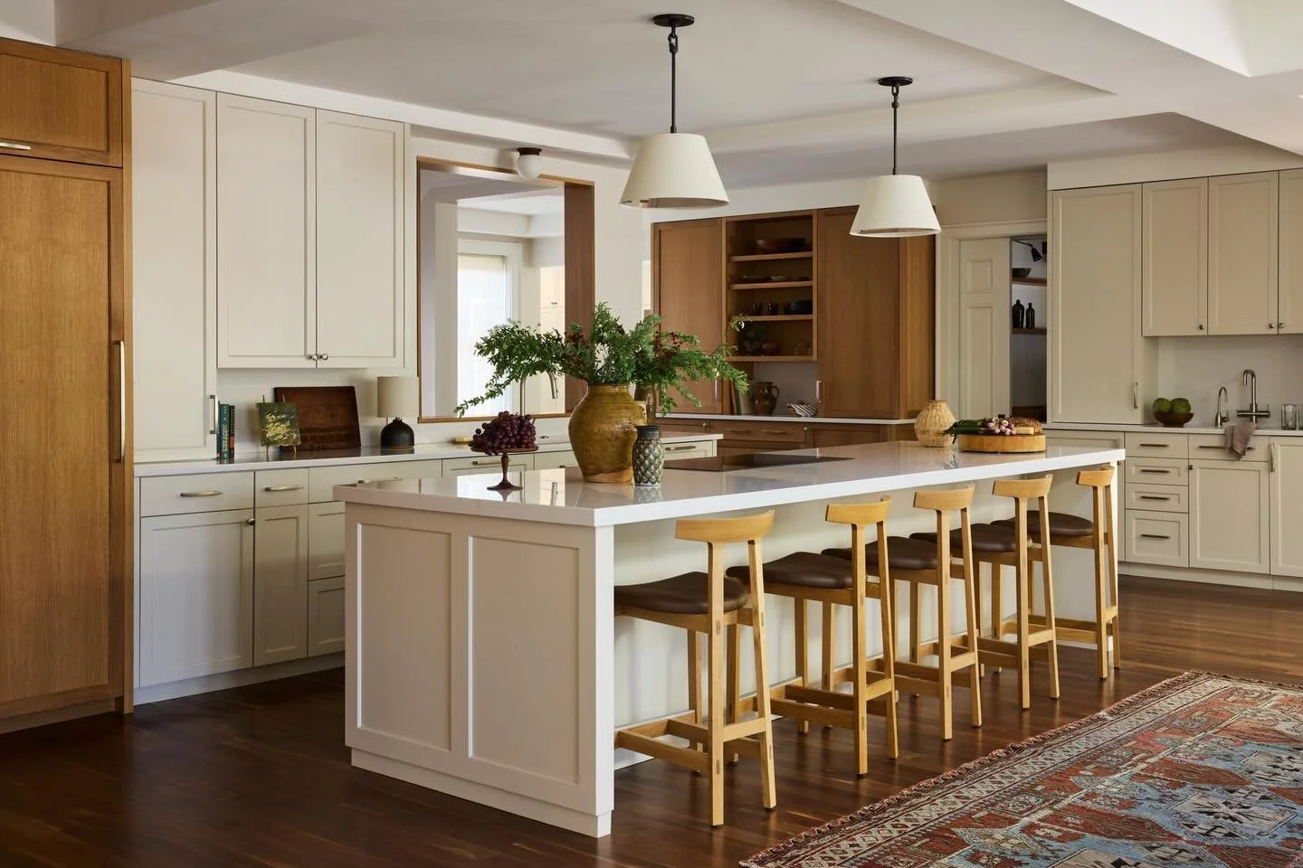 This home underwent a large renovation to give it better functionality and flow for the family. Centralizing the kitchen, pushing out the back of the house and creating plenty of storage was a top priority. And quite honestly, this one was challengin