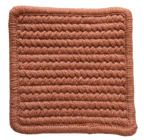 Terracotta Wool Yarn Sample
