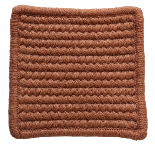 Burnt Orange Wool Yarn Sample