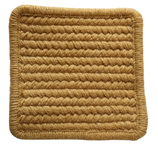 Vintage Gold Wool Yarn Sample
