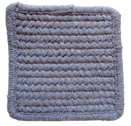 Steel Blue Wool Yarn Sample