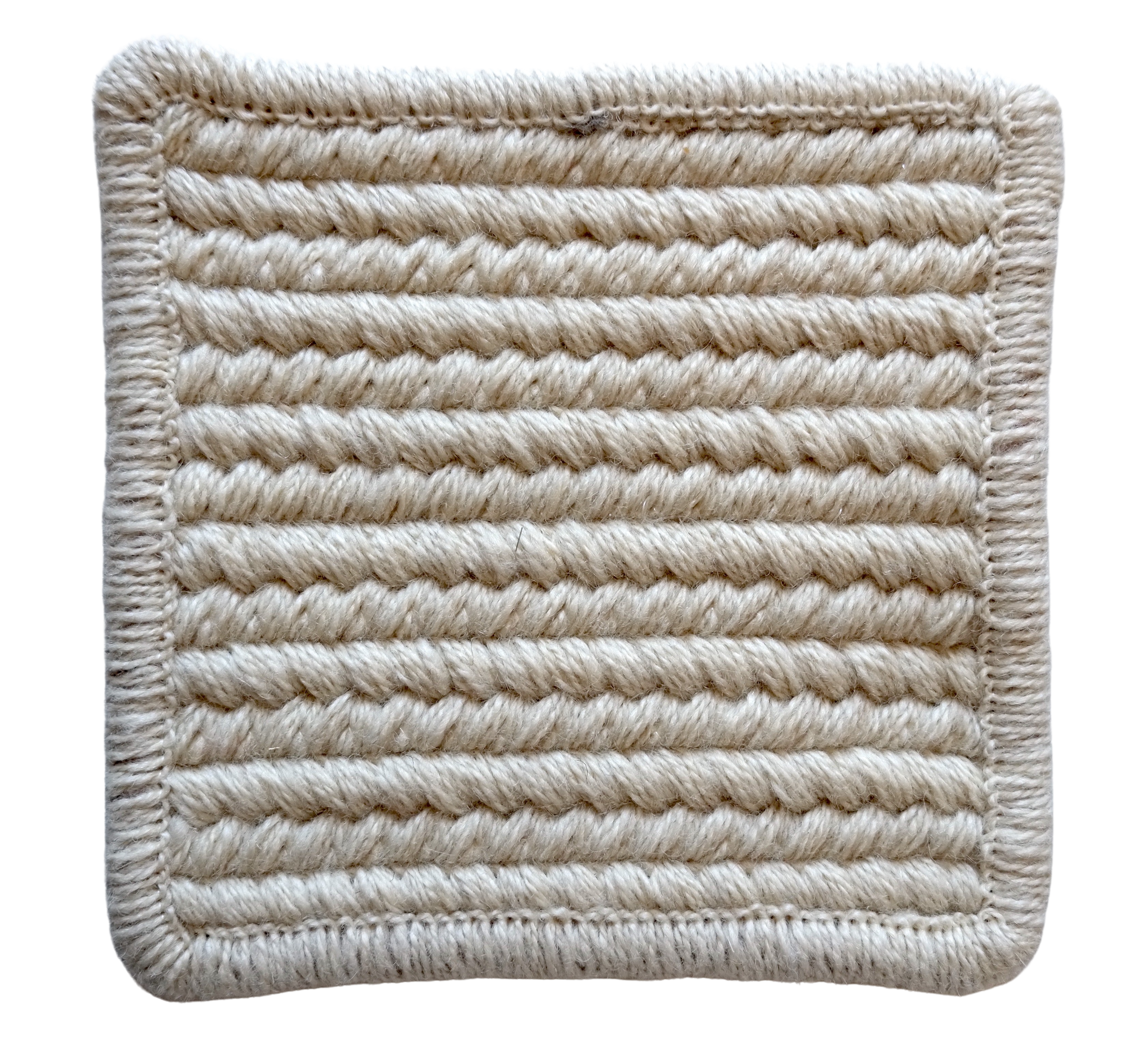 Cream Wool Yarn Sample