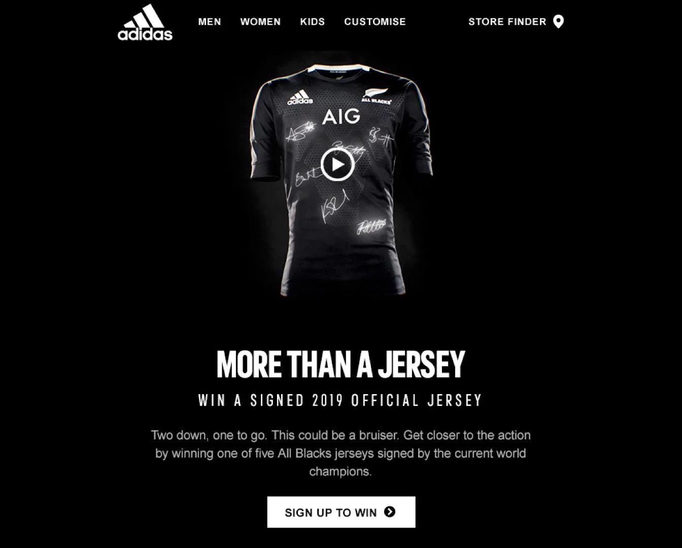 never follow t shirt adidas