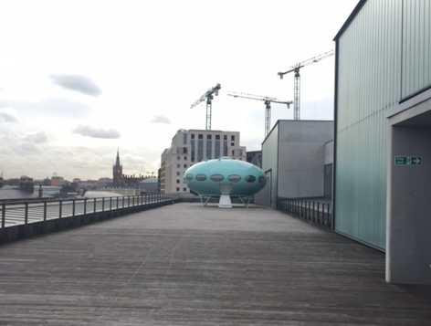 A talk on the future of fashion with the designers and communicators of the future at the Futuro House at CSM