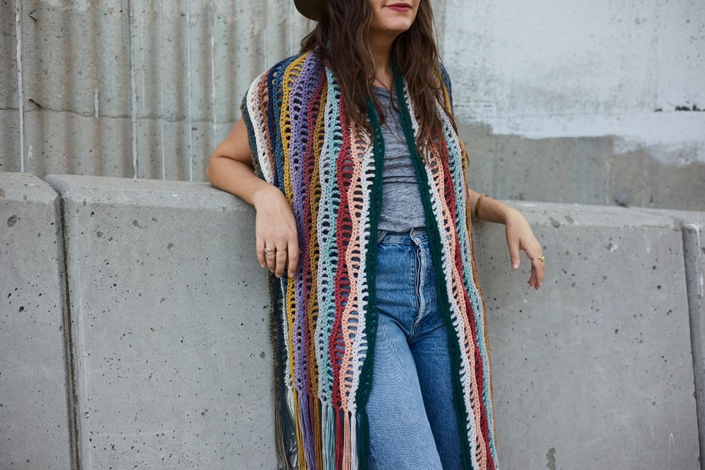 Full Spectrum Wrap pattern by Two of Wands