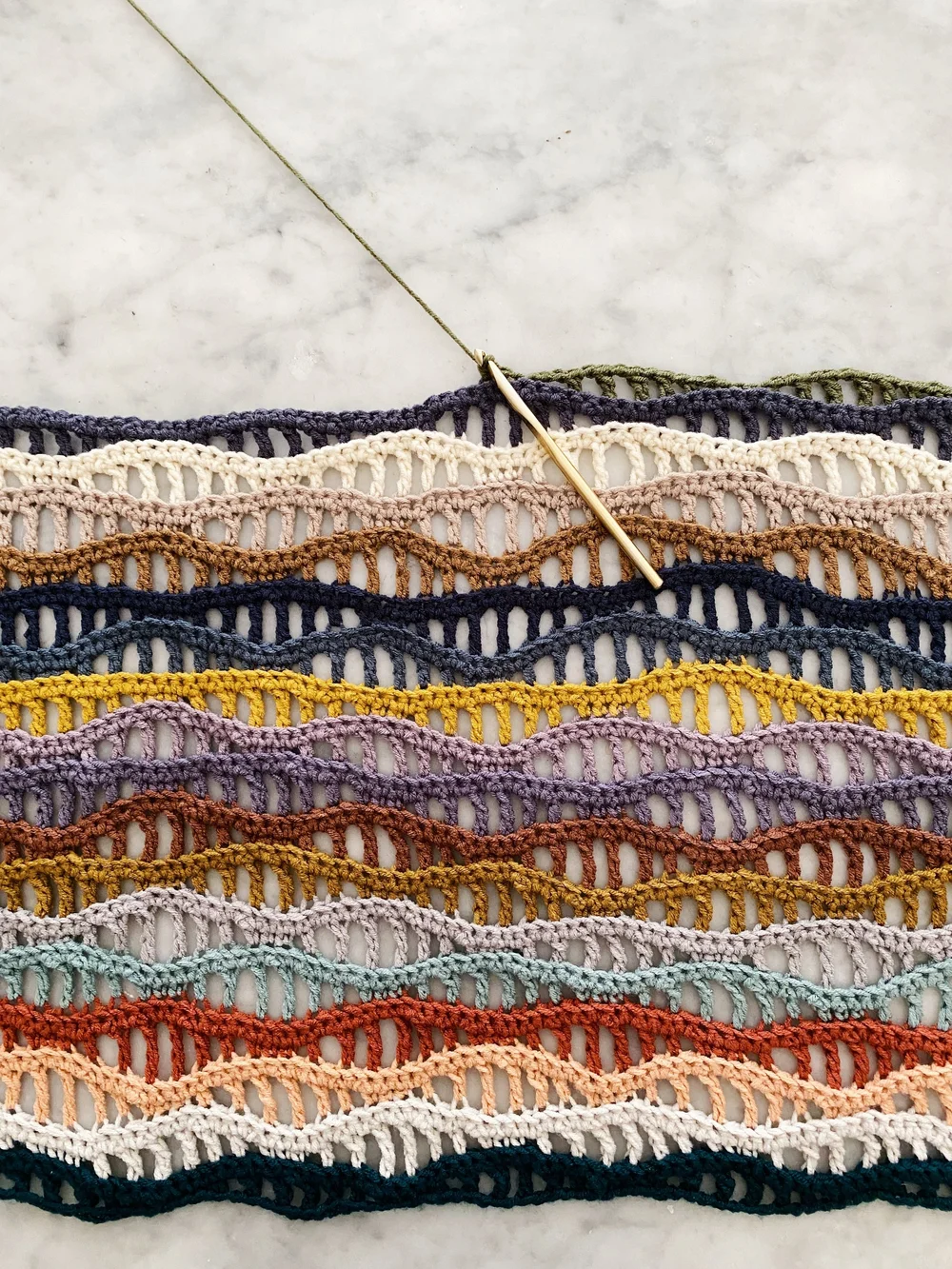 Full Spectrum Wrap pattern by Two of Wands