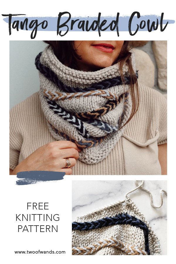 Hue + Me: Tango Braided Cowl