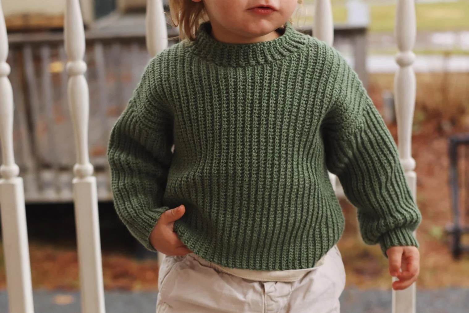 Nantucket Ribbed Pullover Light Junior