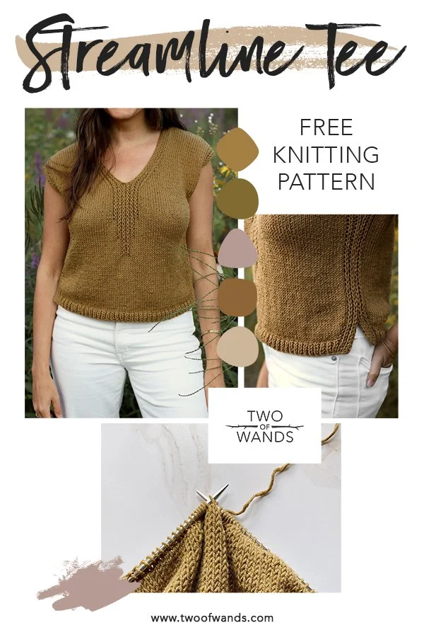 Streamline Tee Pattern by Two of Wands