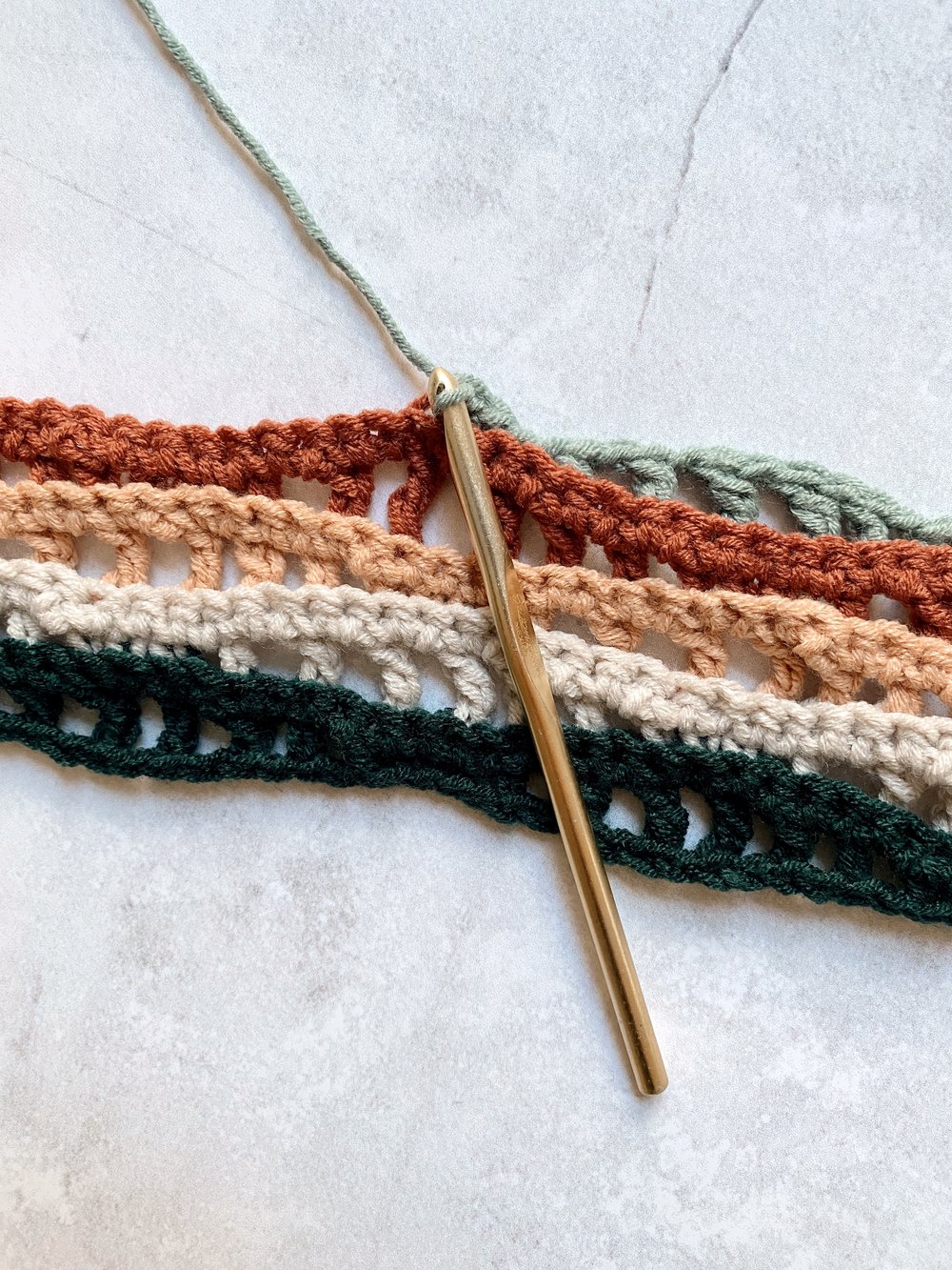 Full Spectrum Wrap pattern by Two of Wands