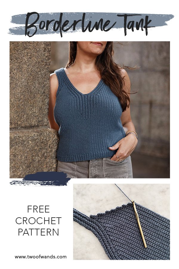 Borderline Tank FREE Crochet Pattern — Two of Wands