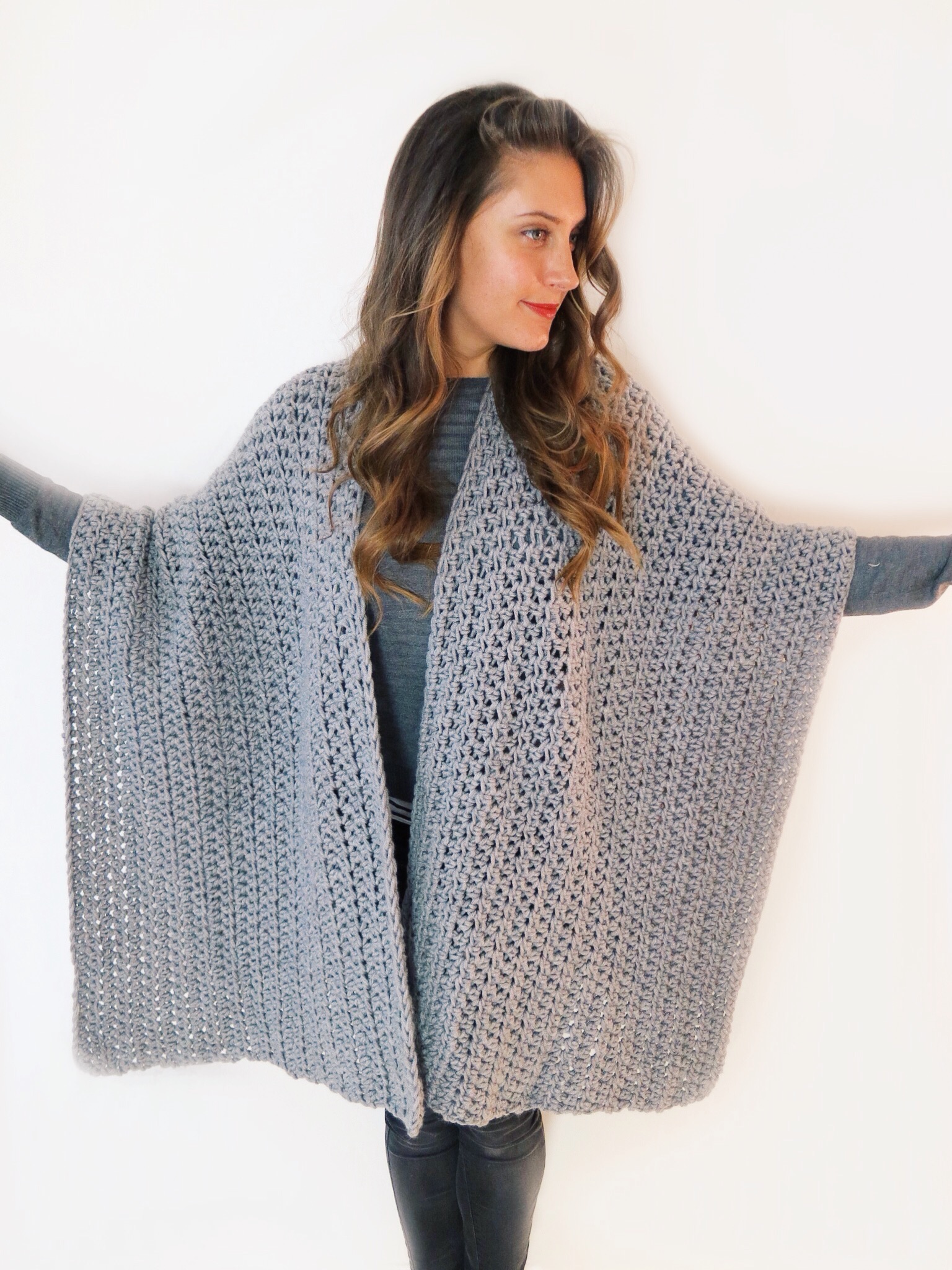 Sospechar Vago objetivo Blanket Poncho Pattern — Two of Wands