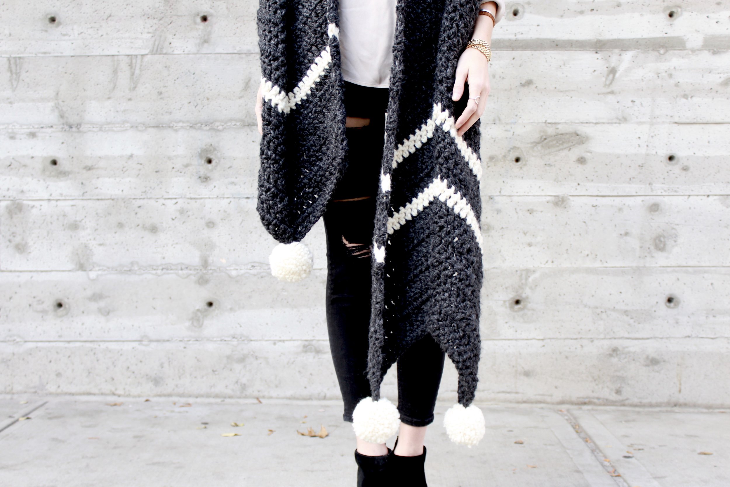 Columbia Chevron Super Scarf — Two of Wands