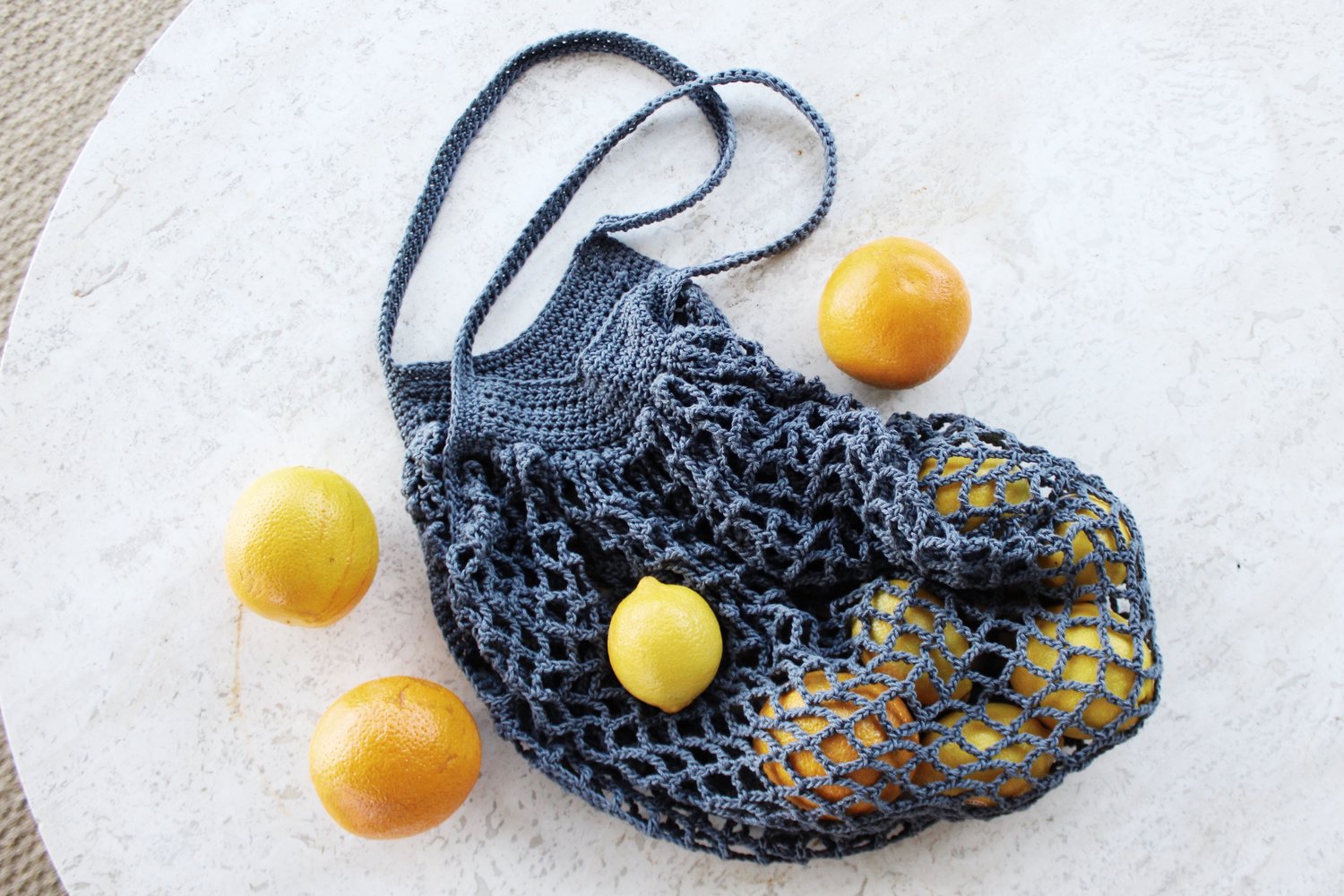 27. Crochet French Market Bag
