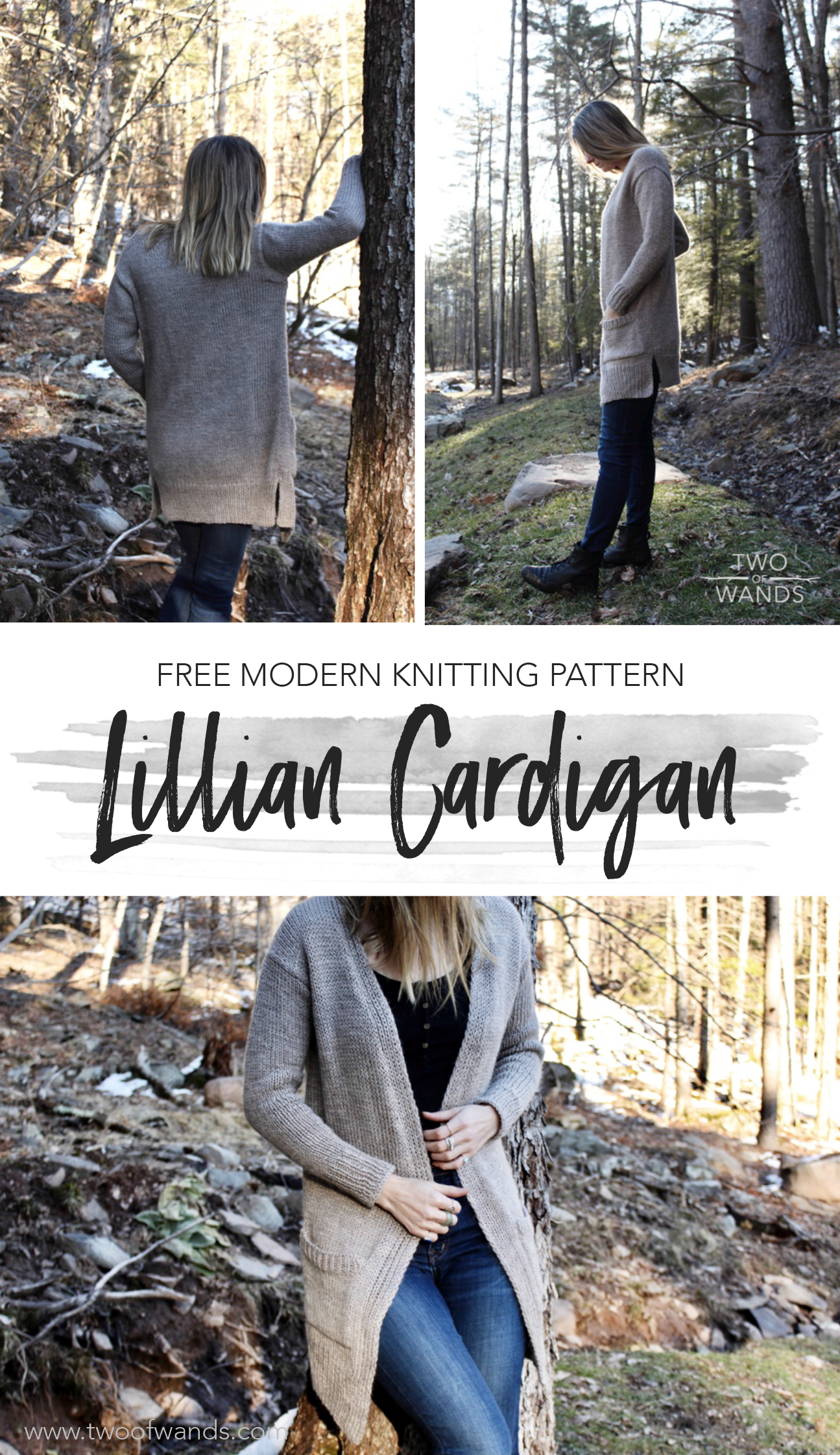 Lillian Cardigan FREE Knitting Pattern — Two of Wands
