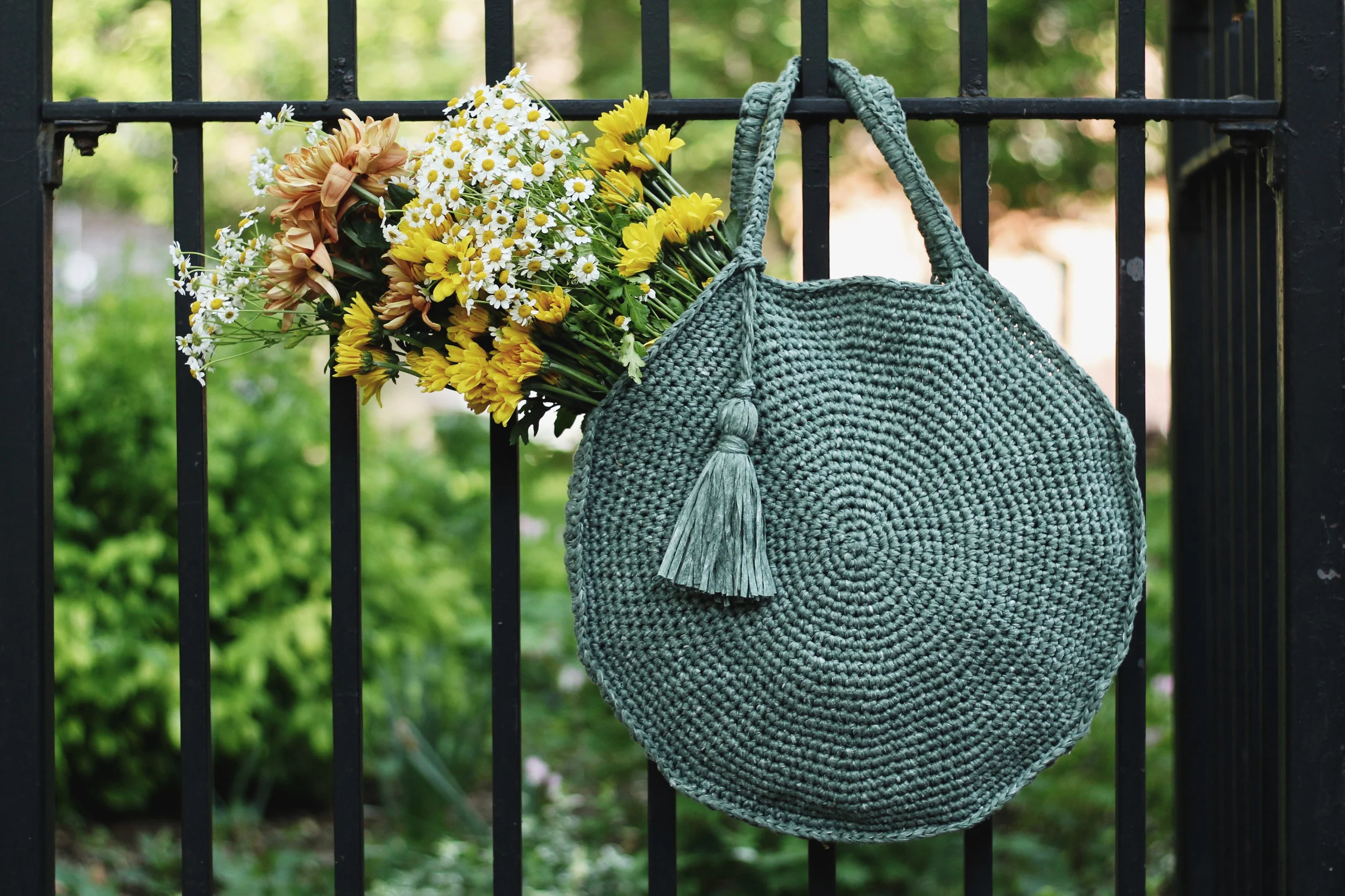 Circle Bag Bolsa Circular Crochet Round Bag Crochet Online