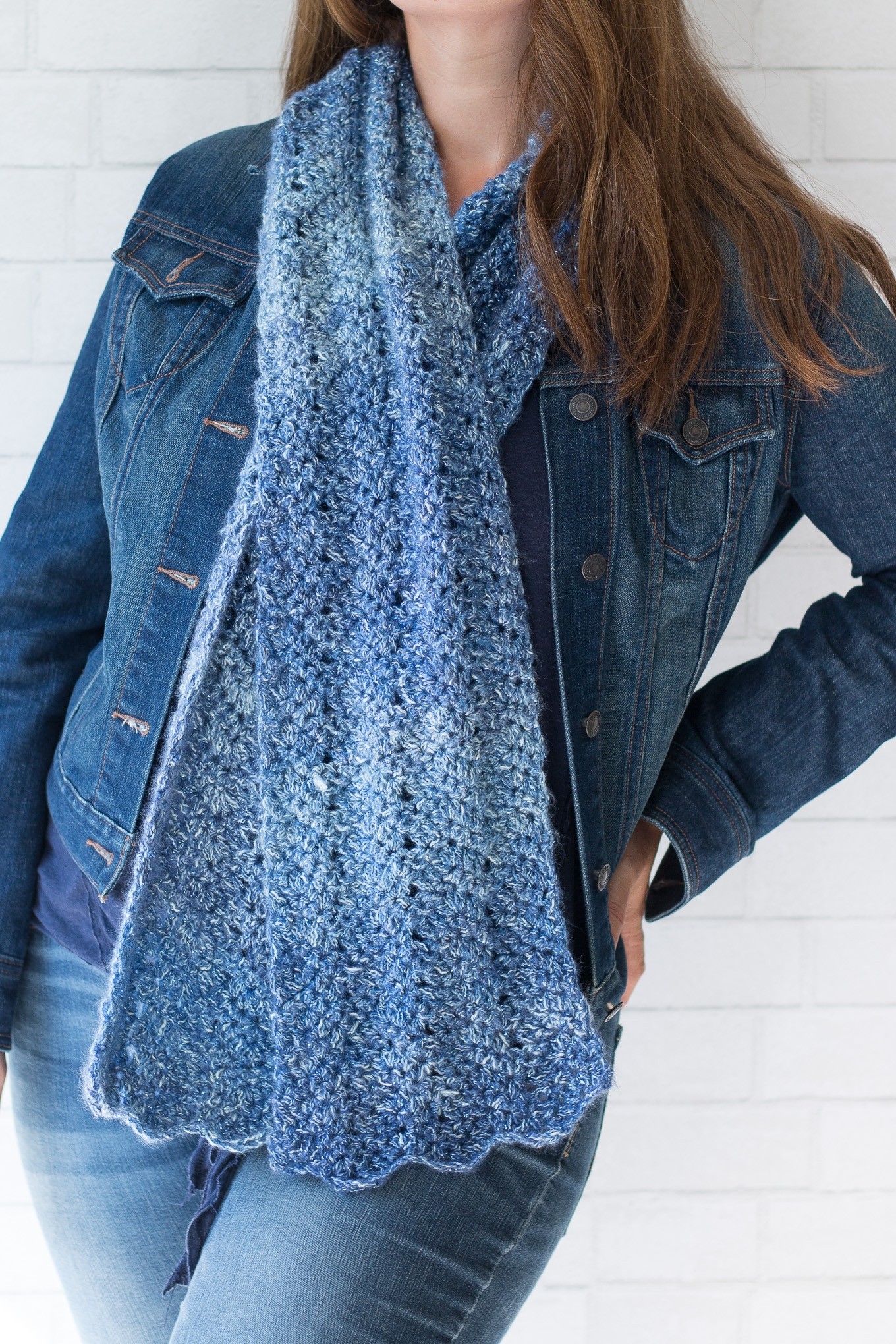 Luna Chevron Scarf by Rescued Paw Designs