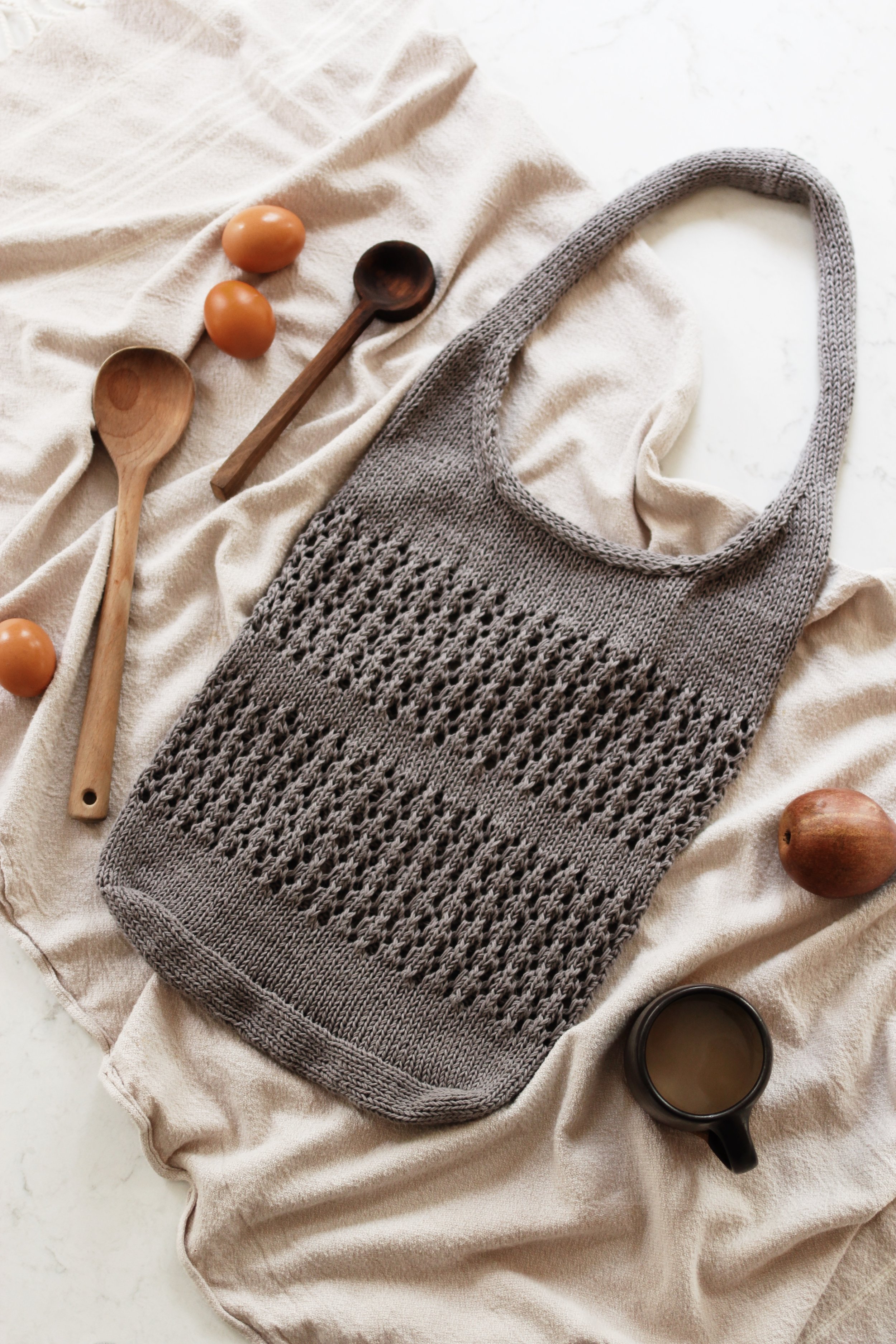Thistle Market Bag Pattern — Two of Wands