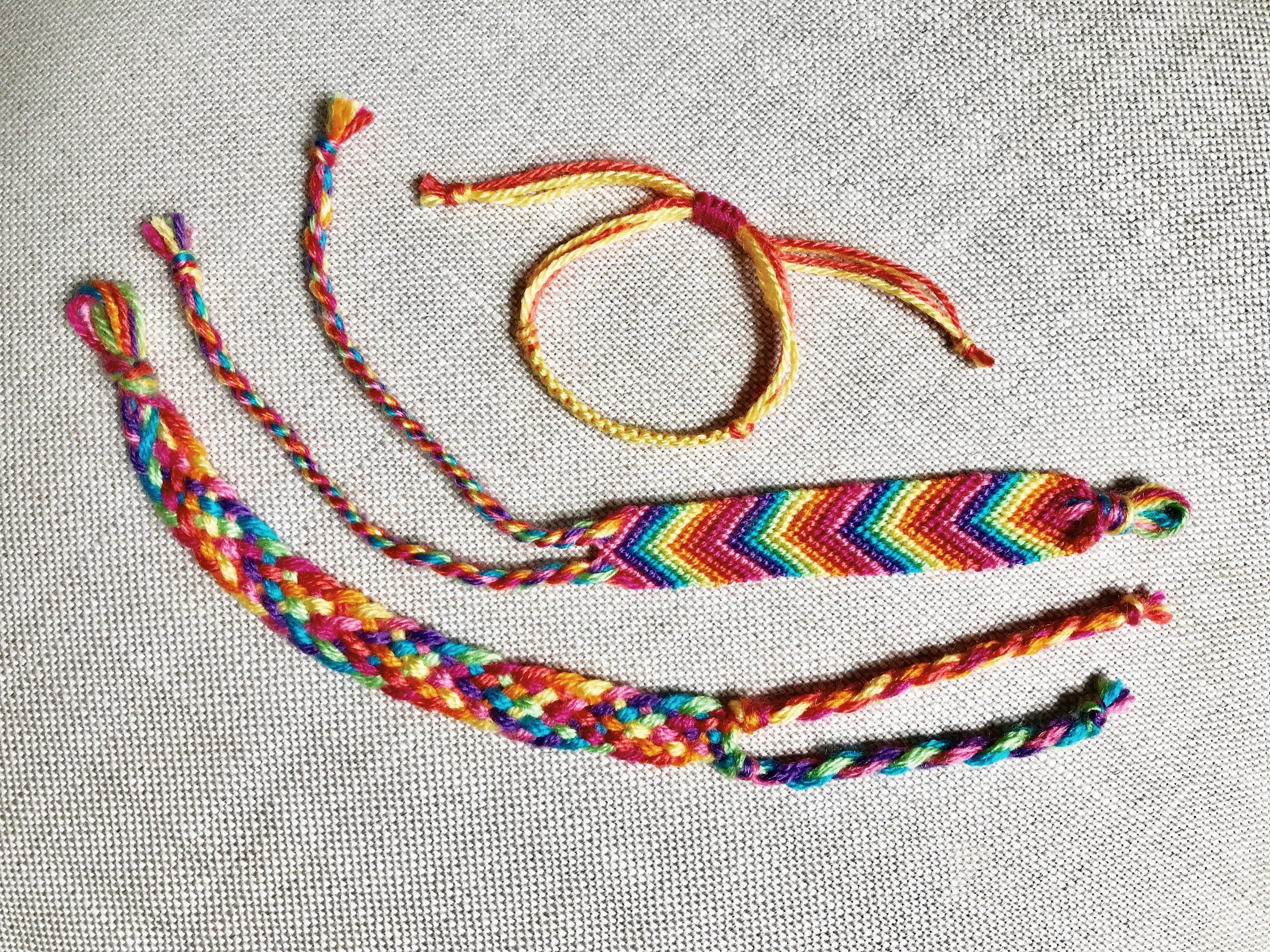 Pride Bracelets FREE Rainbow Friendship Bracelets Tutorial — Two of Wands