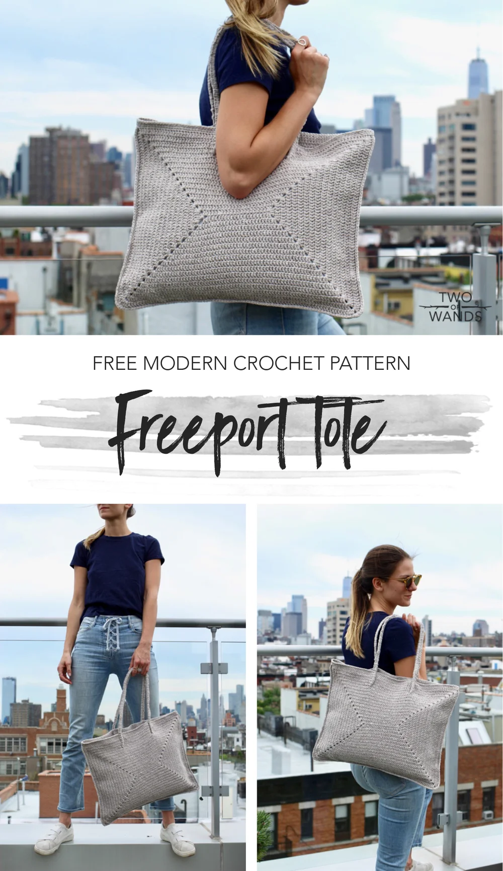 Freeport Tote pattern by Two of Wands