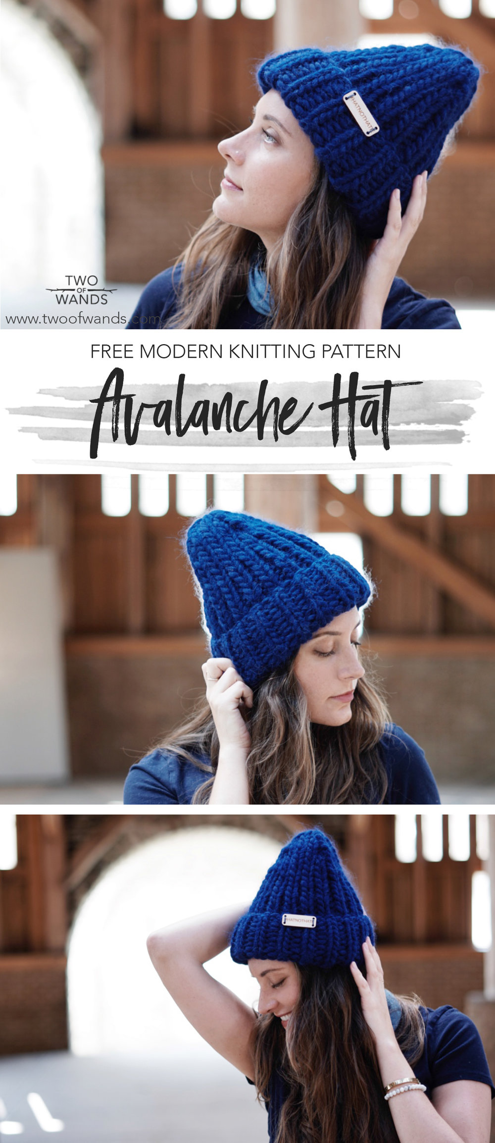 Avalanche Hat pattern by Two of Wands