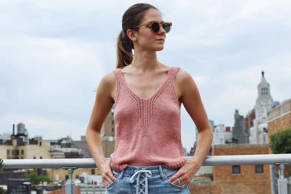 Streamline Tank pattern by Two of Wands