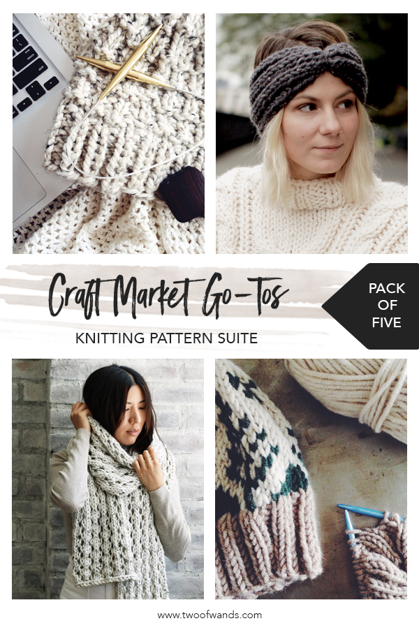 Market Go Tos Knitting Pattern Suite by Two of Wands